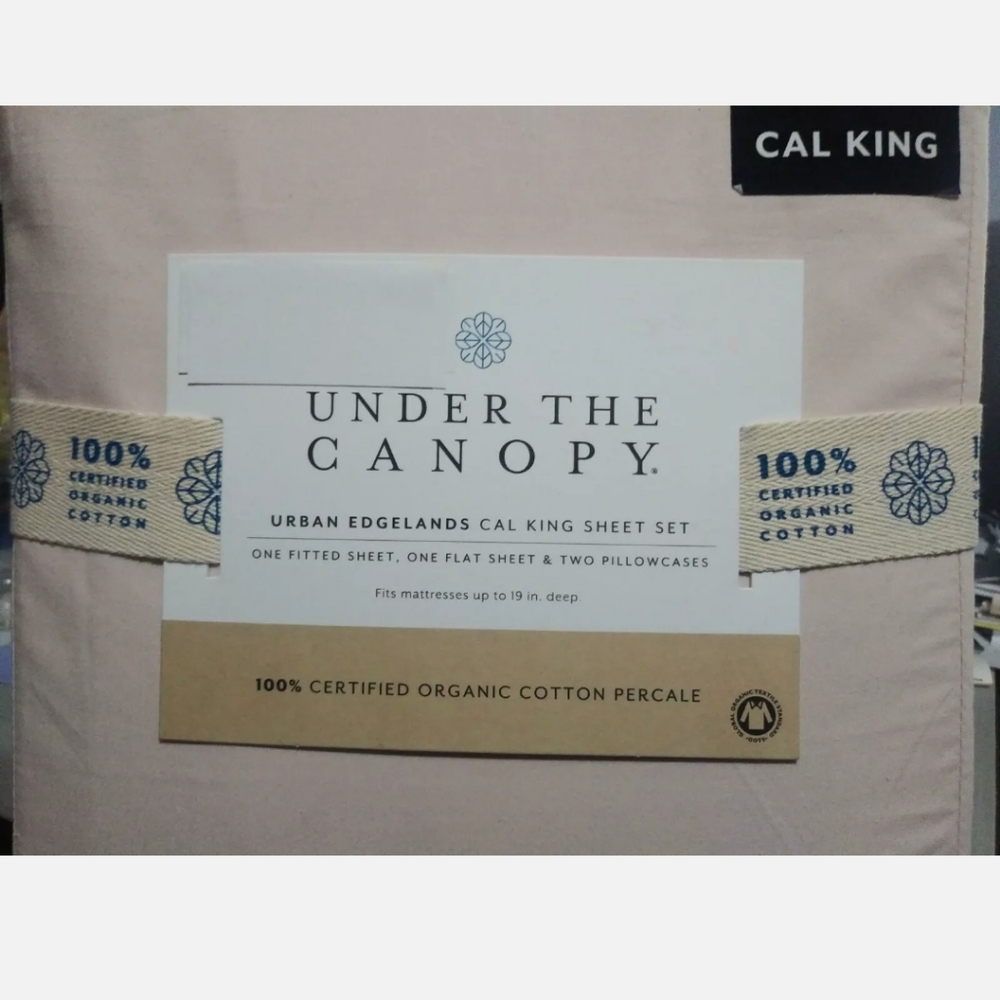New Under the canopy California King sheet set